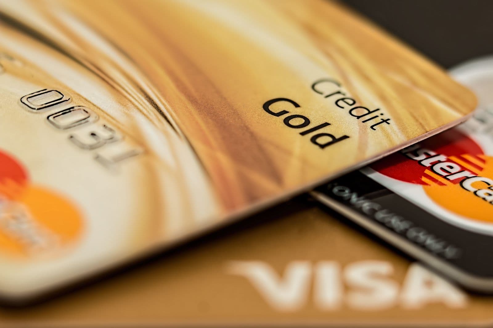 VISA and Mastercard payment cards
